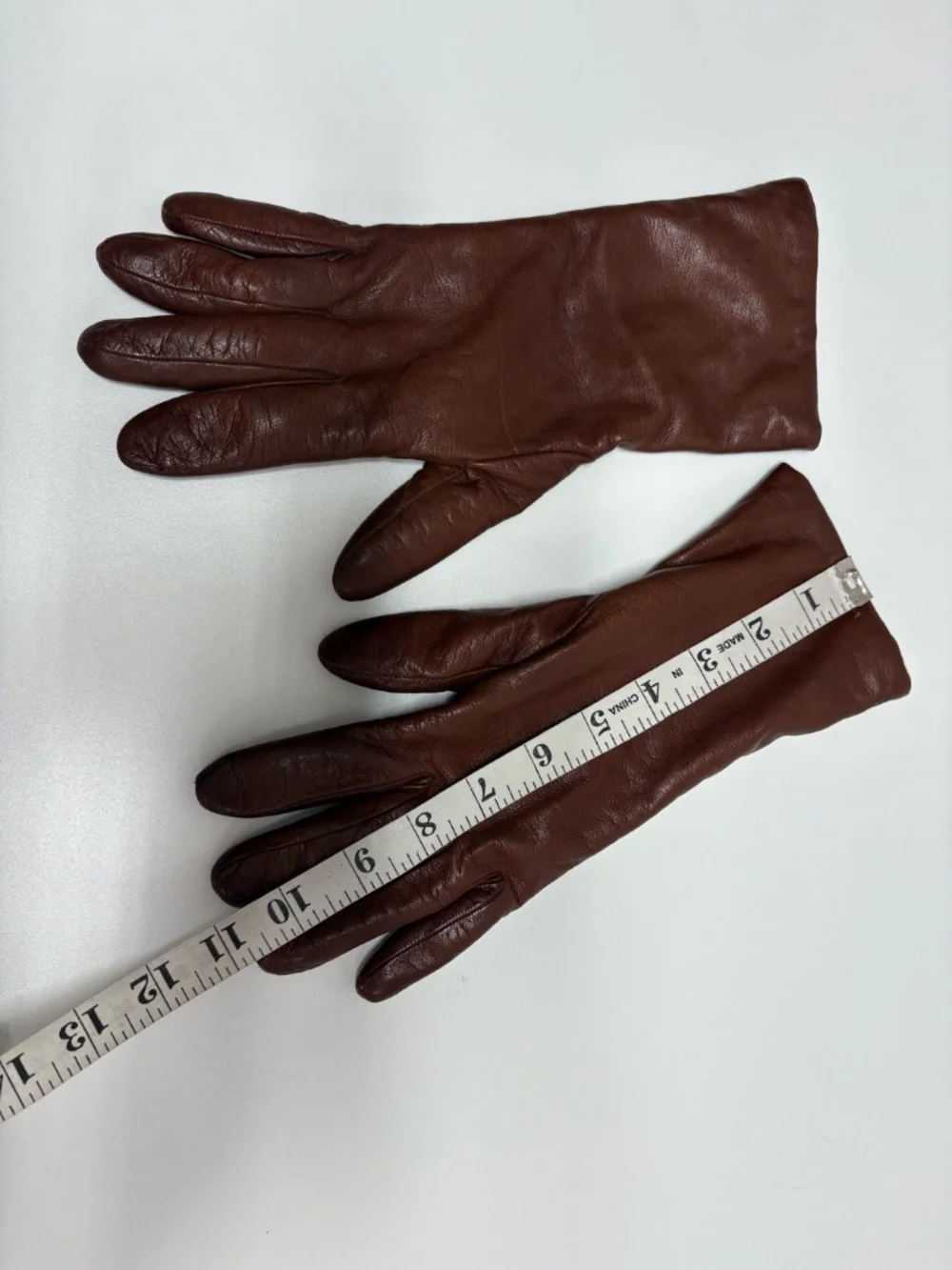 Cashmere- Lined Leather Gloves For Women - Size 8 - New in Bag.